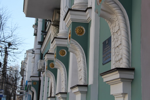 История зданий. Растительные мотивы симферопольских барельефов