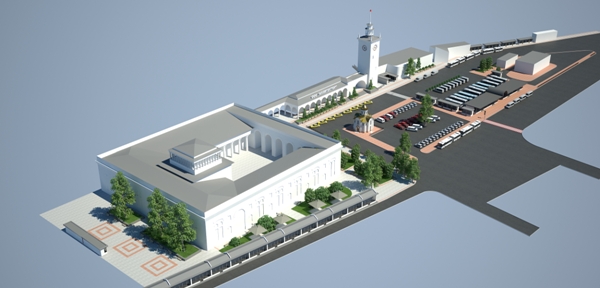 В Симферополе благоустроят привокзальную площадь