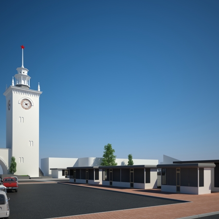 В Симферополе благоустроят привокзальную площадь