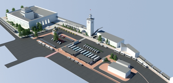 В Симферополе благоустроят привокзальную площадь