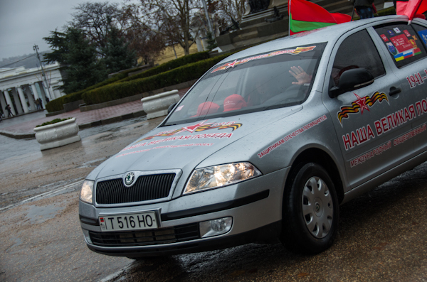 В Крыму стартовал автопробег «Наша Великая Победа»