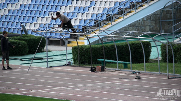 В Симферополе начали строить новое футбольное поле
