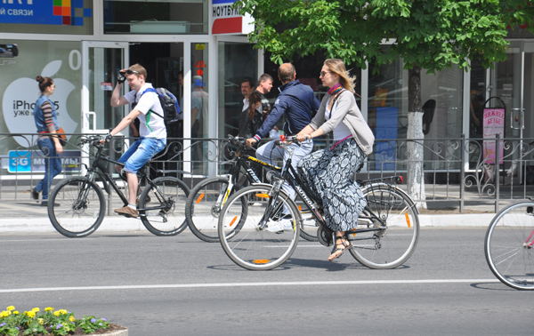 В Симферополе стартовал «Велодень»