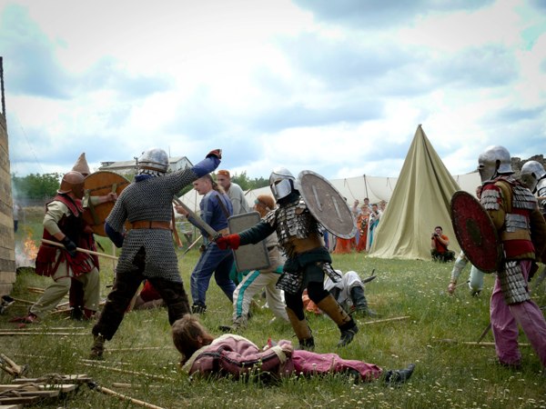 Под Симферополем скифы штурмовали крепость римлян