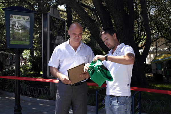 На набережной Ялты открыли первую велопарковку