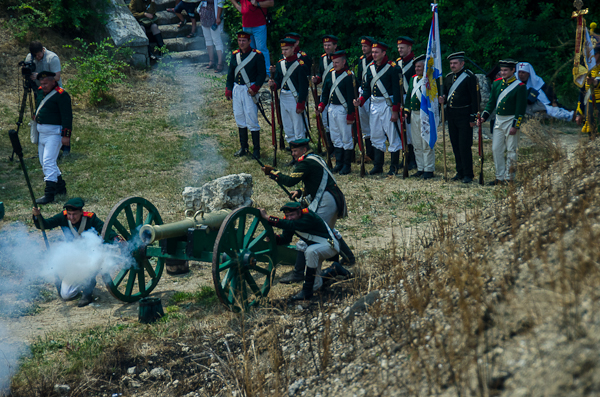 В Севастополе провели реконструкцию боя