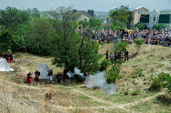 В Севастополе провели реконструкцию боя