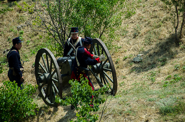 В Севастополе провели реконструкцию боя
