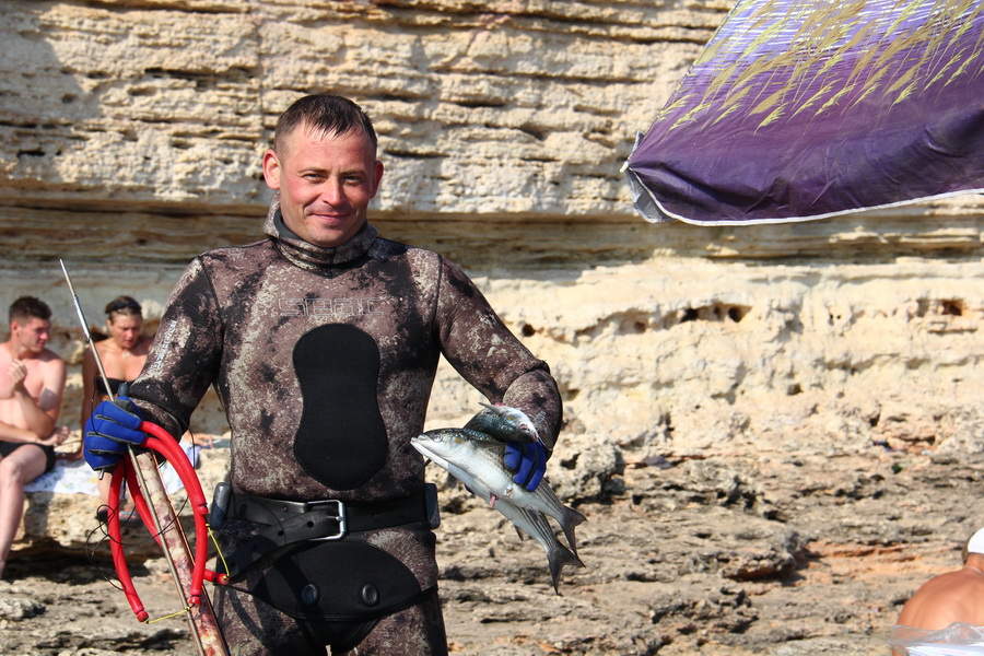 В Черноморском районе прошли соревнования подводных охотников