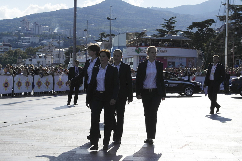 В Ялте проходят соревнования телохранителей