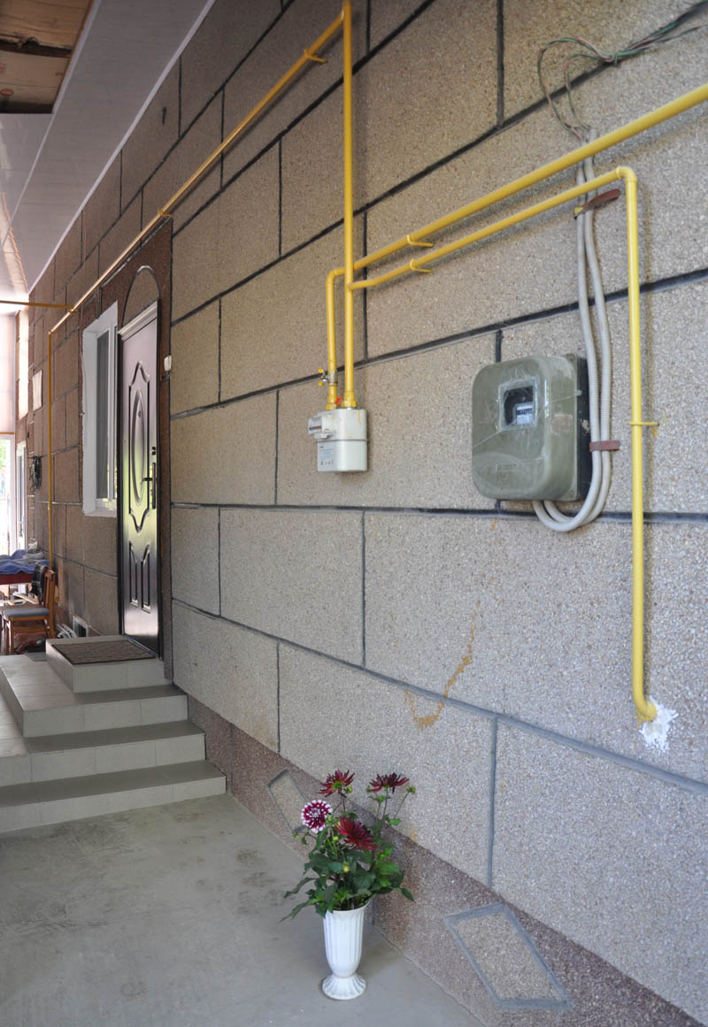 В домах Добровской долины появился природный газ