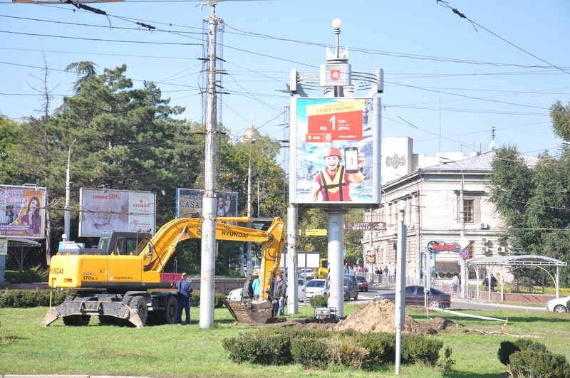 В центре Симферополя на площади установят мультимедийные экраны