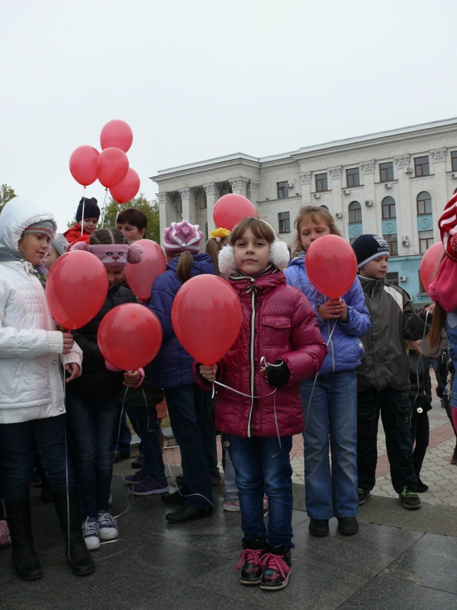 В Симферополе прошел тысячный танцевальный флешмоб