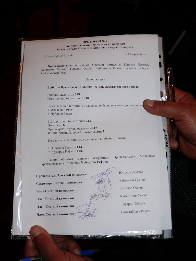 Крымские татары выбрали нового лидера меджлиса