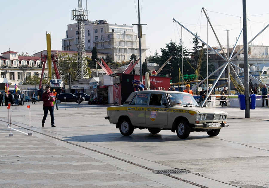В Ялте прошел финал соревнований по скоростному маневрированию