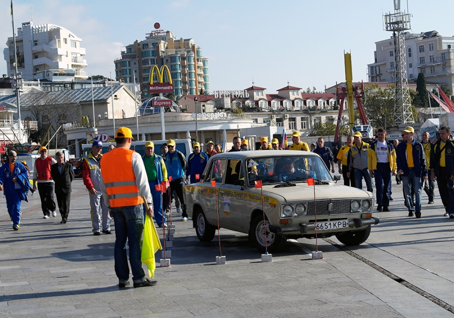 В Ялте прошел финал соревнований по скоростному маневрированию