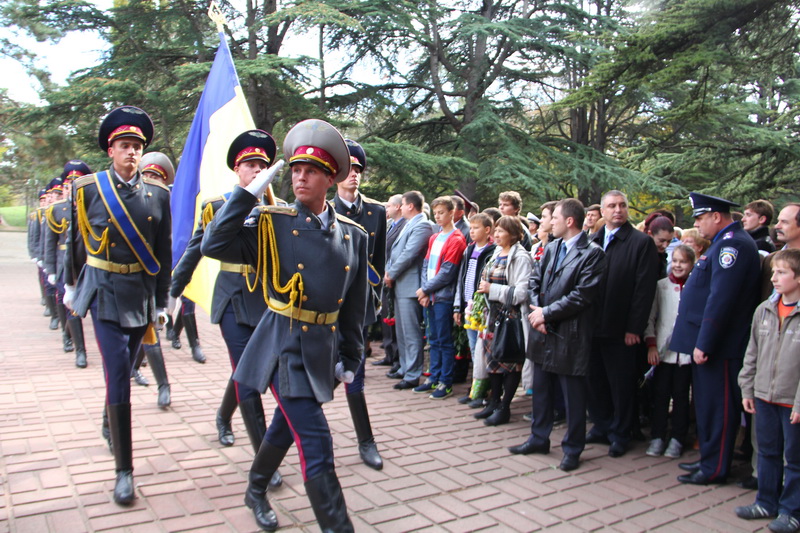 В Симферополе отметили годовщину освобождения Украины от фашистов