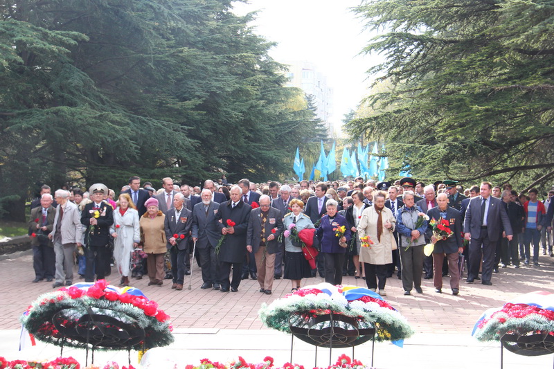 В Симферополе отметили годовщину освобождения Украины от фашистов