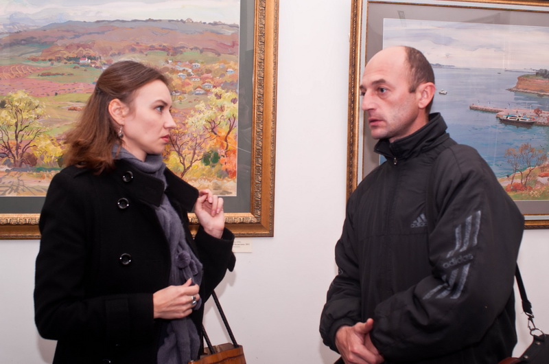 В Севастополе открылась персональная выставка Владимира Ольхова