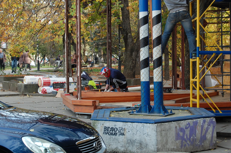 В Симферополе устанавливают похожее на «Коффишку» кафе 