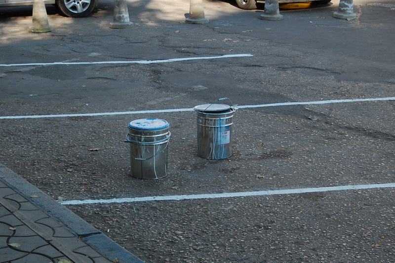 В Симферополе обустраивают парковку