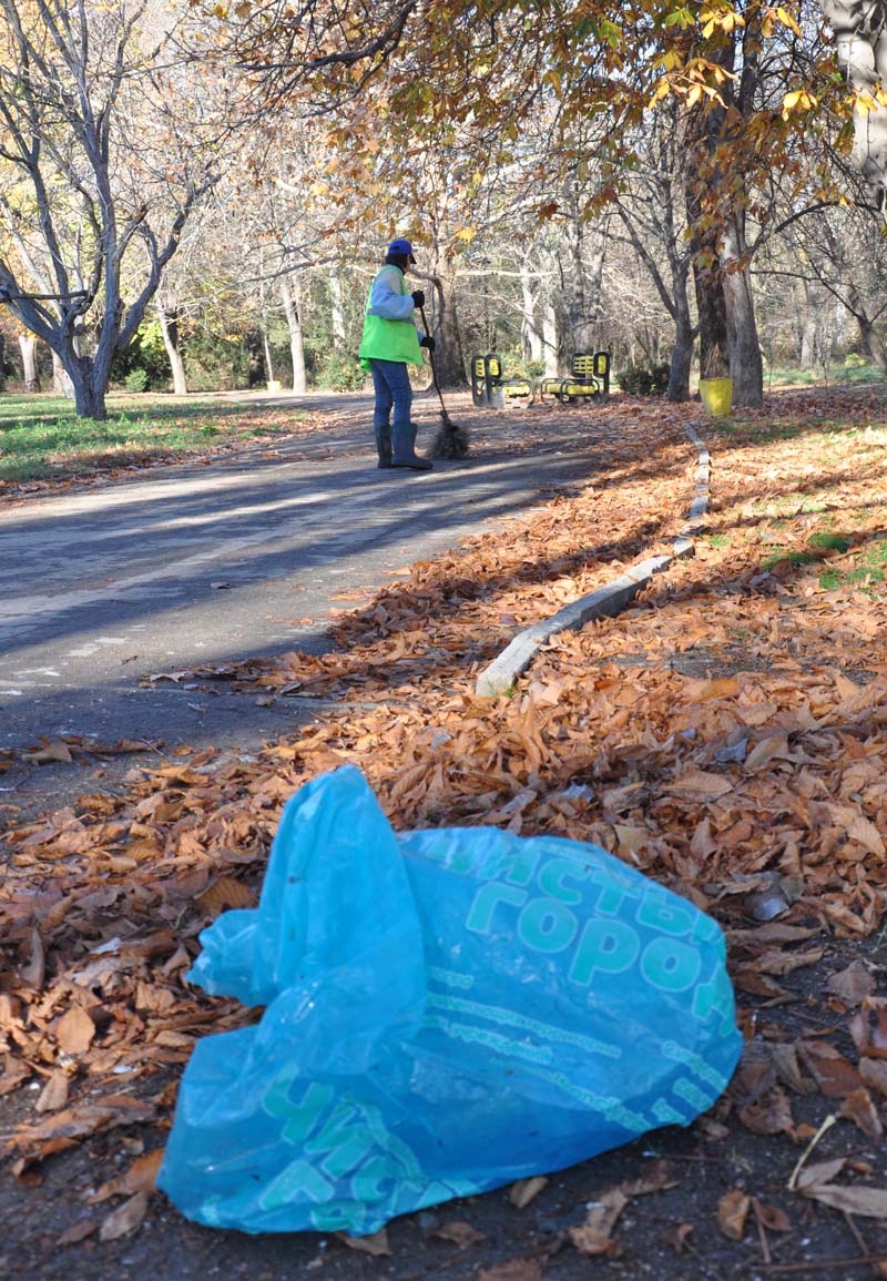 Симферопольцы вышли на субботник