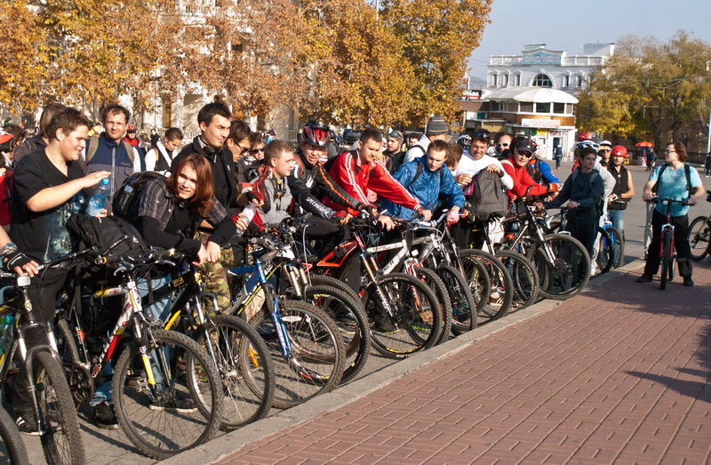 В Севастополе провели велопробег «Пересаживаемся на эко»