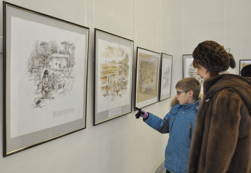 В Симферополе открылась выставка крымского пейзажиста