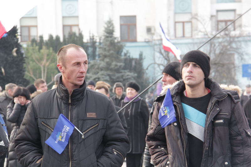 В Симферополе прошел митинг против государственного переворота