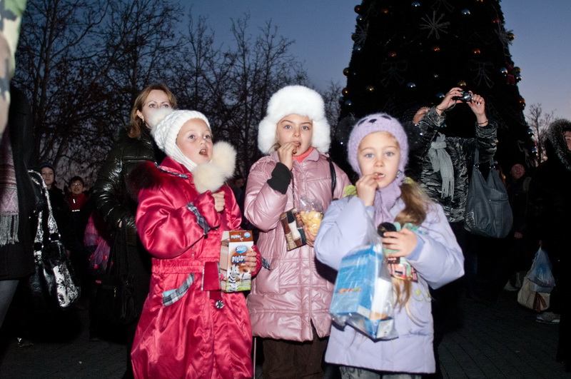 В Севастополе начали отмечать Новый год