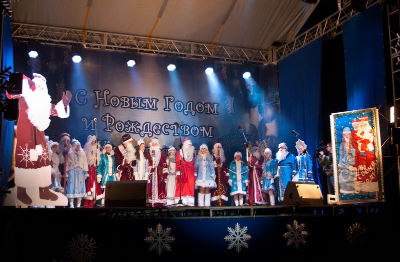 В Севастополе начали отмечать Новый год