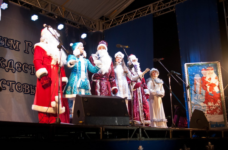 В Севастополе начали отмечать Новый год