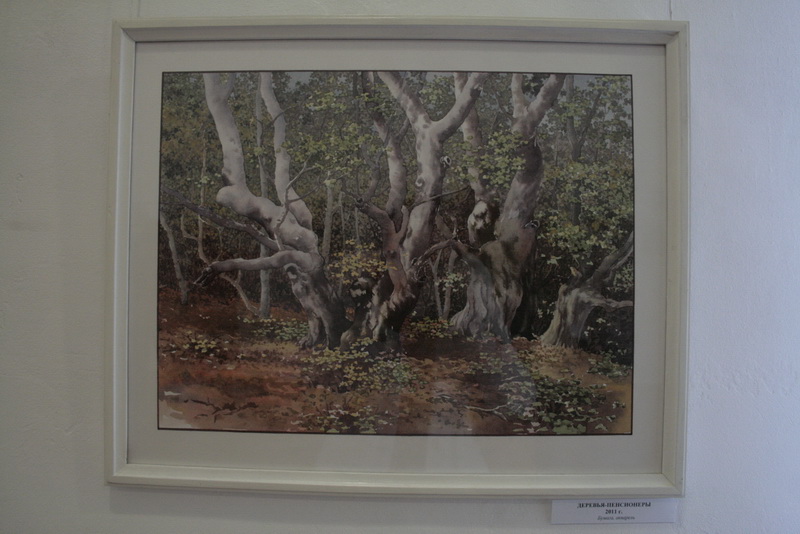 В Симферополе открылась выставка акварели крымского архитектора