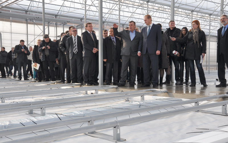 В Крыму открыли новый тепличный комплекс