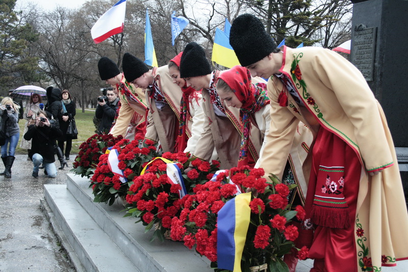 В Симферополе отметили День Соборности и Свободы Украины