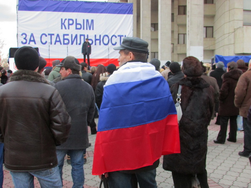 В Симферополе прошла очередная акция «Стоп майдан»