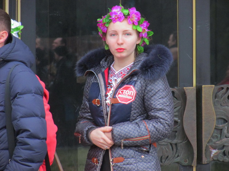 В Симферополе прошла очередная акция «Стоп майдан»