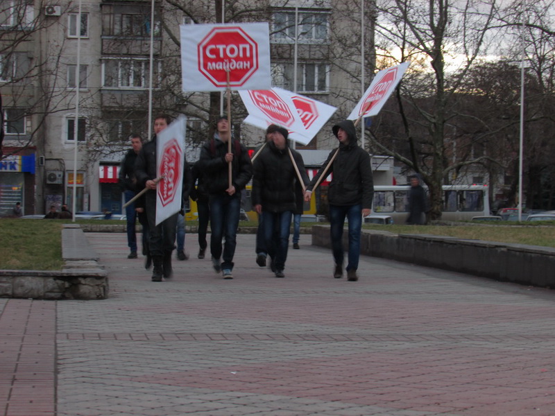 В Симферополе прошла очередная акция «Стоп майдан»