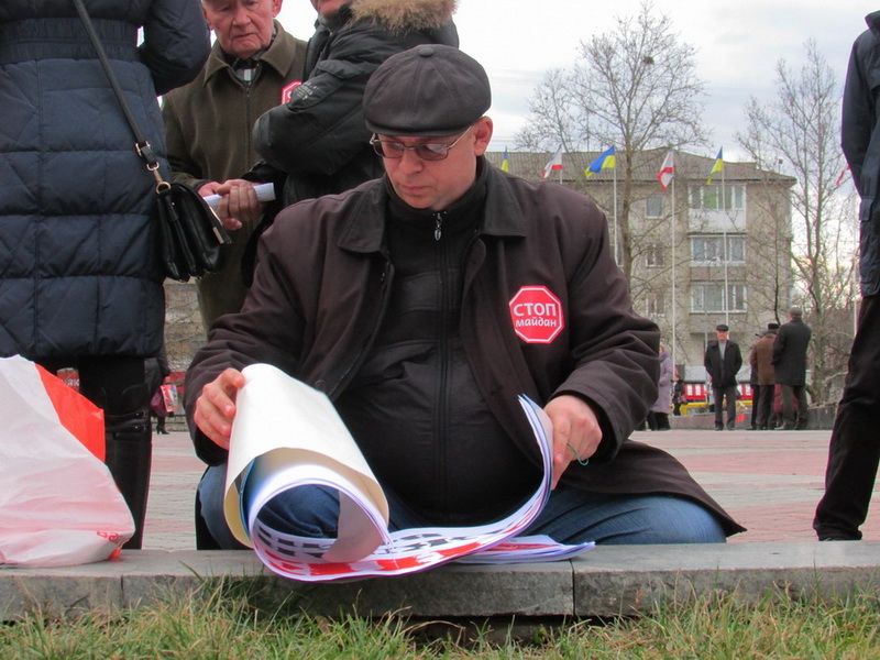 В Симферополе прошла очередная акция «Стоп майдан»