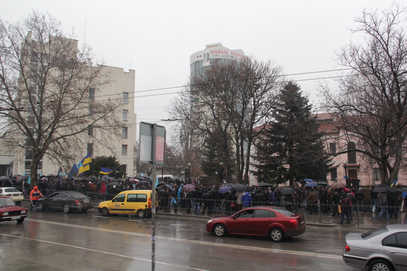 Крымские татары провели митинг в Симферополе 