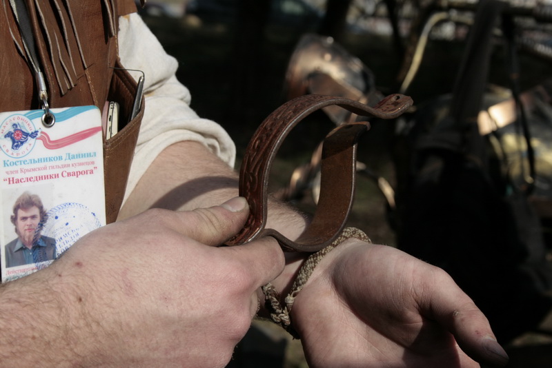 В Симферополе кузнецы устроили День стального Валентина