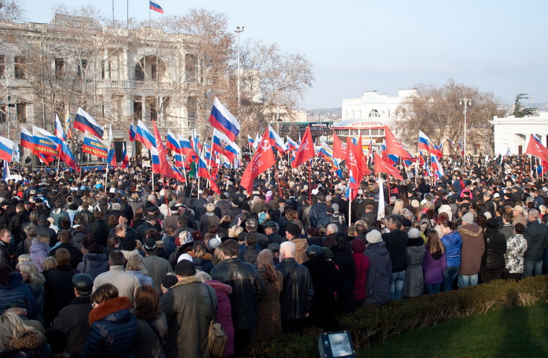 В Севастополе прошел митинг народной воли