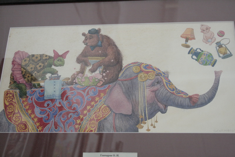 В Доме художника проходит выставка работ крымских иллюстраторов