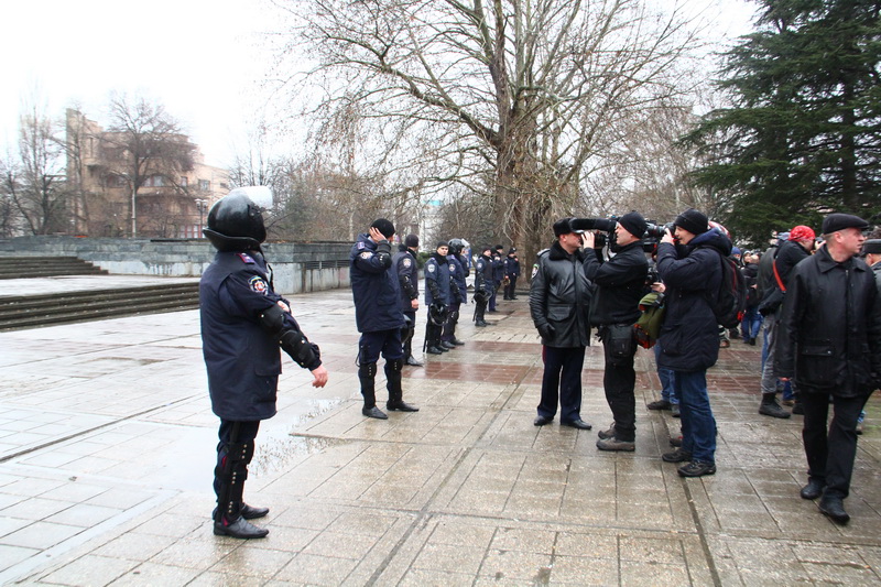 В Симферополе перекрыли центральные улицы