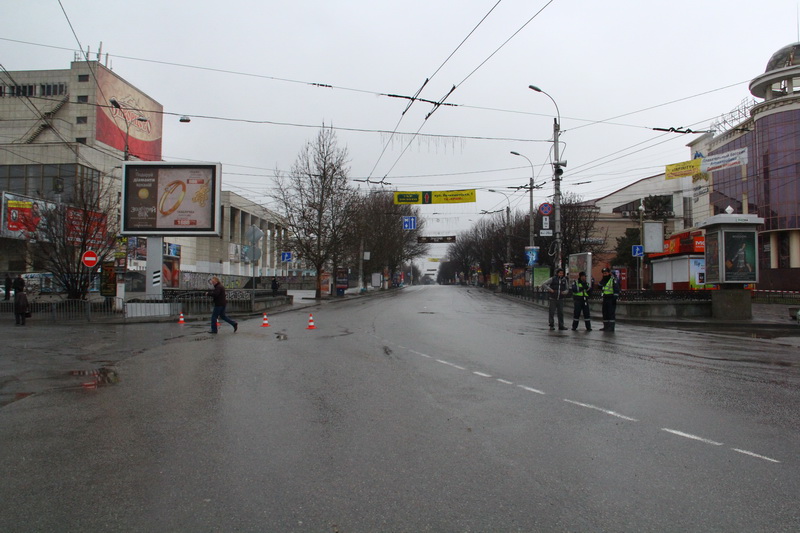 В Симферополе перекрыли центральные улицы