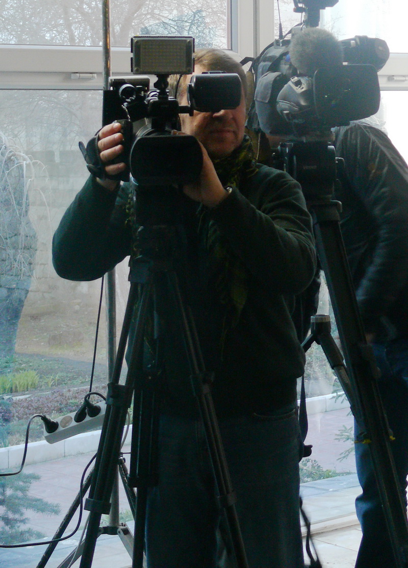 В Симферополе презентовали обновленный пресс-центр на ГТРК «Крым»