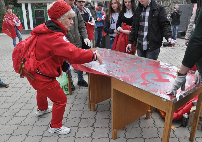 Симферополь готовится к референдуму