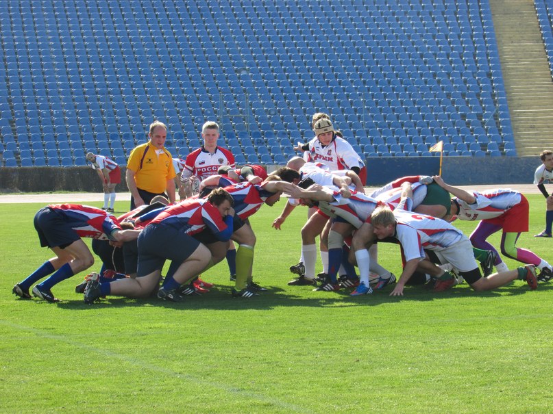 В Симферополе прошел матч по регби