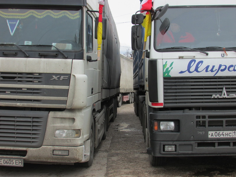 В Симферополь доставили гуманитарную помощь из Северной Осетии