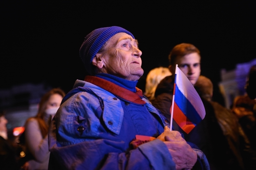 В Симферополе отмечают проведение референдума